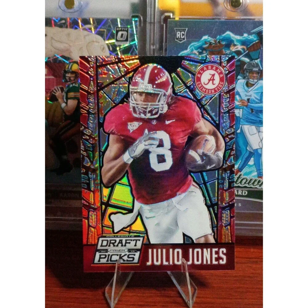 2015 Panini Prizm NCAA Draft Picks - Stained Glass Julio Jones #29 Pack Fresh